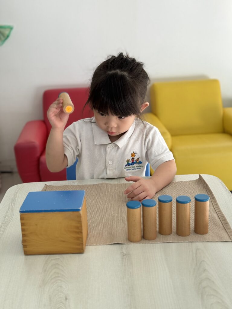 Montessori Kids Academy Blue Sound Box