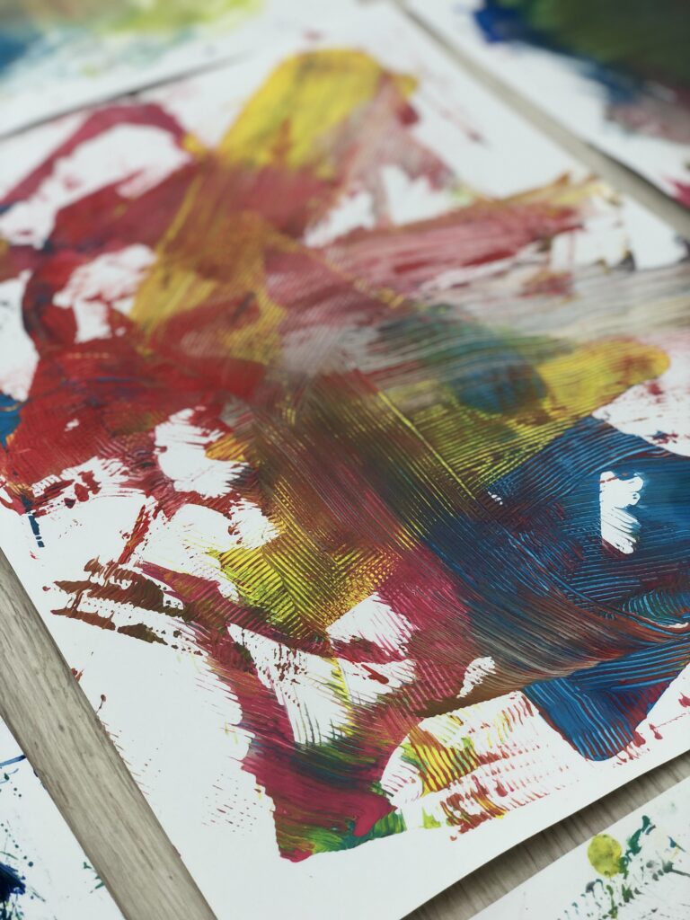 Montessori Kids Academy Comb Painting