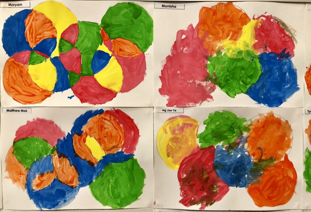 Montessori Kids Academy Painting in a Circle